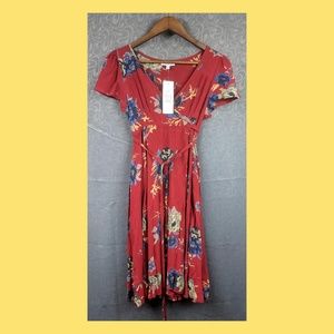 💛❤NWT Patrons of Peace Floral Dress SZ XS❤